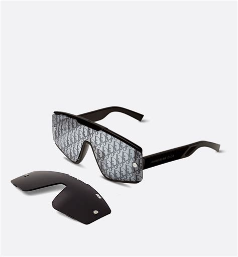 mu dior|Diorxtrem MU Black Mask Sunglasses with Interchangeable .